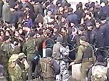 В Грозном митингующие студенты стреляли в представителей власти