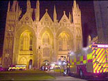 Кафедральный собор города Питерборо пострадал от пожара