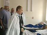 Президент уже успел побыватьв госпиталь Северо-Кавказского Военного Округа...