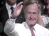 Джордж Буш-старший обещает мир всему миру