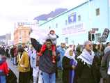 Южноафриканские мусульмане на демонстрации