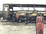 В автобусе, который сгорел сегодня утром на стоянке возле Измайловского рынка в Москве, возможно, погибли дети