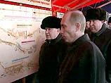 Путин посетил Лефортово, открыл станцию метро "Аннино" и новый участок третьего кольца
