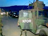 Военнослужащий, чье имя не сообщается, во время происшедшего в понедельник инцидента находился на дежурстве, охраняя сербскую церковь Военнослужащий, чье имя не сообщается, во время происшедшего в понедельник инцидента находился на дежурстве, охраняя сербскую церковь