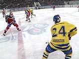 Сборная России одержала победу над хоккеистами Швеции