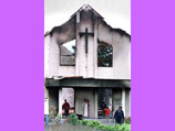 Разрушенная церковь на острове Сулавеси