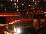 В центре Москвы горит жилой дом