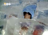 Тонны замороженной воды были привезены в Пекин из северной провинции