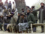 Арабы - члены организации "Аль-Каида", захваченные в плен в районе Тора-Бора