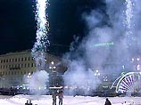 Центром новогоднего празднования стал Невский проспект