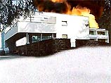 В результате сильного пожара сгорел один из корпусов пансионата Хозяйственного управления делами Президента России "Лесные дали"