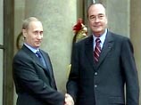 Президент России Владимир Путин 15 января проведет переговоры с президентом Франции Жаком Шираком