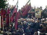 Неизвестные расстреляли участников митинга в Ахметском районе Грузии