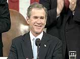 Джордж Буш выступил в Вашингтоне на совместном заседании сената и палаты представителей конгресса США с первым ежегодным посланием