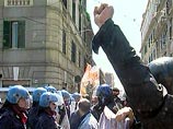 Многочасовая забастовка в Риме парализовала  движения транспорта