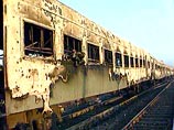 Сильный пожар вспыхнул в Египте в пассажирском поезде и привел к многочисленным жертвам
