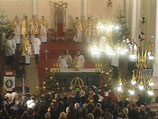 Телевизионные камеры в кафедральном соборе Непорочного Зачатия Девы Марии в Москве будут включены в 20 часов 46 минут