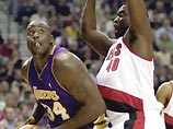 Игроку НБА Шакилу О"Нилу пришлось пропустить матч с "Денвером" из-за травмы 