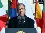 Буш выступил с речью, в которой назвал 11 сентября днем решения