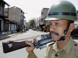 Полицейский патруль в Ахмедабаде