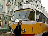 На Ленинградском проспекте столицы прошел митинг в защиту трамвая