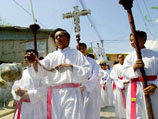 Пасхальная процессия в Сальвадоре