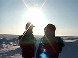 Мьюар и Филипс продолжают переход по запланированному маршруту через Сибирь к Северному полюсу