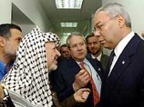 Ни Пауэлл, ни Арафат после завершения переговоров не сделали заявлений для прессы