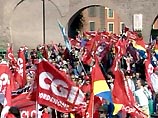 Забастовку объявили три крупнейших профсоюза Италии