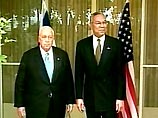 Госсекретарь США Колин Пауэлл встретился с премьер-министром Израиля Ариэлем Шароном