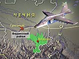 В Веденском районе Чечни разбился боевой самолет Су-25