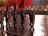 В понедельник на Красной площади прошла тренировка перед парадом 9 мая