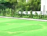 Злоумышленники испортили газон на обеих площадках в Симидзу, предназначенных для сборной России