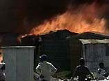 Пожар возник в пятницу днем на фабрике по обработке кожи в индийском городе Агра в штате Уттар-Прадеш