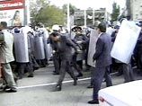 В Баку проходит акция сторонников оппозиции, объединившихся вокруг партии "Мусават" В Баку проходит акция сторонников оппозиции, объединившихся вокруг партии "Мусават"