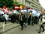 В Брюсселе прошел многотысячный митинг в поддержку Израиля