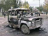 На трассе Грозный-Ищерская боевики подорвали автомашину УАЗ с милиционерами