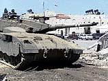 После повторного вторжения в город Рамаллах в ночь с 5 на 6 июня израильский танк выстрелил по комплексу палестинской национальной администрации
