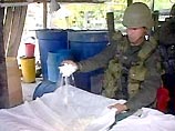 Солдатами правительственных вооруженных сил в пятницу конфискована крупная партия кокаина весом в одну тонну