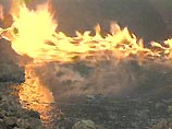 Сегодня был потушен пожар на фонтанирующей скважине, расположенной неподалеку от села Виноградное