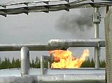 В Ярославской области горит газопровод
