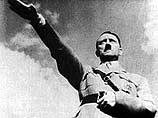 В рекламе используется образ Гитлера, который по замыслу является воплощением сторонников евро