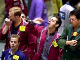 За первый час торгов на Фондовой бирже Нью-Йорка Dow Jones вновь снизился, а Nasdaq вырос