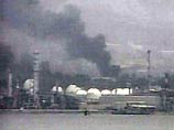 Мощный пожар вспыхнул на нефтеперерабатывающем заводе в Турции