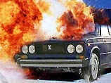 Взрыв автомашины произошел на Затонной улице Взрыв автомашины произошел на Затонной улице