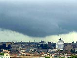 Рим и Неаполь сильно пострадали от проливных дождей и бури