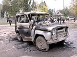 Автомобиль УАЗ с бойцами тамбовского ОМОНа подорвался на радиоуправляемом фугасе
