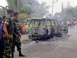 Индонезийские войска патрулируют город после очередного теракта