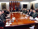 Заседание проводилось в так называемом Танке, защищенном секретном помещении в Пентагоне