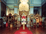 Интерьер Свято-Николаевского кафедрального собора в Нью-Йорке